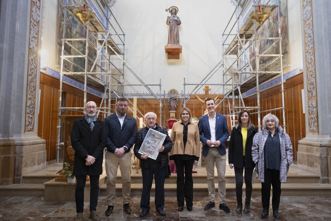 La Diputación de Castellón recupera el esplendor de las Sargas de Cuaresma de la Iglesia Parroquial de Sant Jaume de Sant Jordi