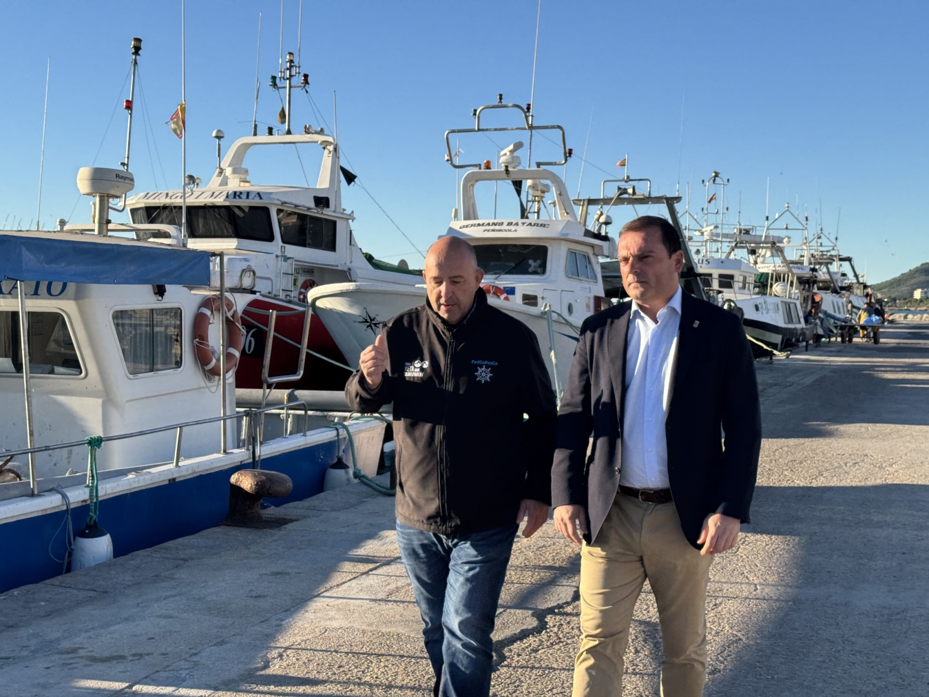 La Diputación de Castellón reconoce en el Día de la Pesca el esfuerzo diario de los pescadores y muestra su defensa a un sector esencial para la provincia